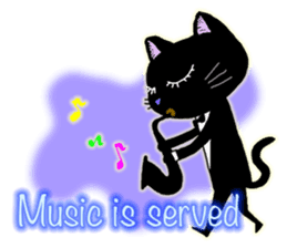 jazz cat sticker #9742714