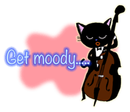 jazz cat sticker #9742717