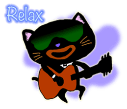 jazz cat sticker #9742720