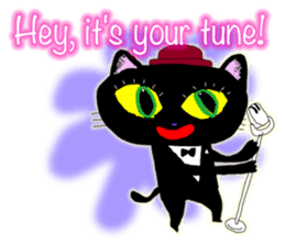 jazz cat sticker #9742725