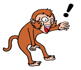 Kansai monkey sticker #9742791