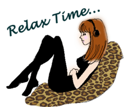 Beauty Stylish Sticker sticker #9743594