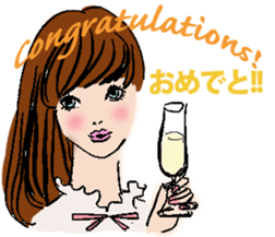 Beauty Stylish Sticker sticker #9743614