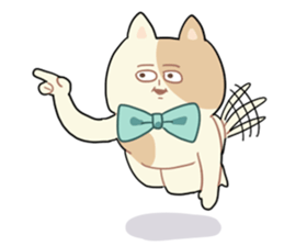 rabbit & cat & bear sticker sticker #9743811