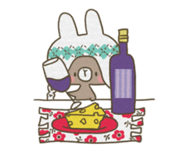 Little baby rabbit sticker #9743849