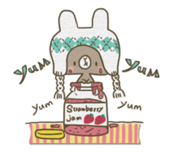 Little baby rabbit sticker #9743850