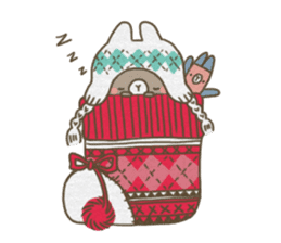 Little baby rabbit sticker #9743861