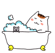 Cat and friend's life sticker #9743935