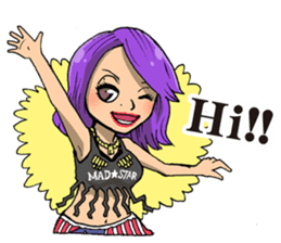 Japanese Yankee Biker Style MADSTAR sticker #9744529