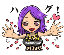 Japanese Yankee Biker Style MADSTAR sticker #9744530