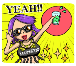 Japanese Yankee Biker Style MADSTAR sticker #9744532