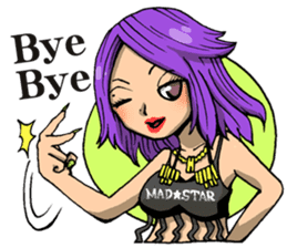 Japanese Yankee Biker Style MADSTAR sticker #9744536