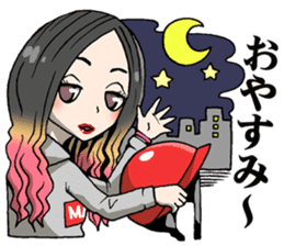 Japanese Yankee Biker Style MADSTAR sticker #9744543