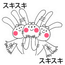 Happy Valentine's from rabbit sticker #9744642