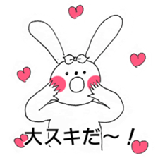 Happy Valentine's from rabbit sticker #9744647