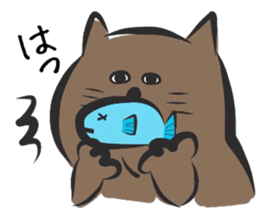 Overweight cat. sticker #9744839