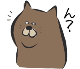 Overweight cat. sticker #9744846