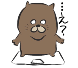 Overweight cat. sticker #9744848