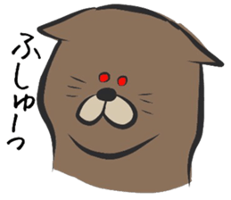 Overweight cat. sticker #9744855