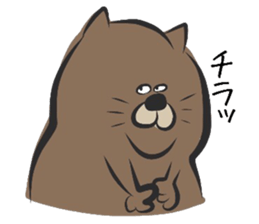 Overweight cat. sticker #9744862