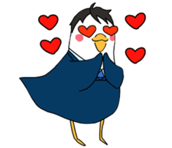 Office worker Bird sticker #9744905