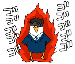 Office worker Bird sticker #9744907