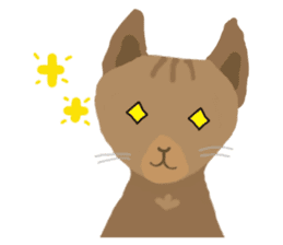 Cute Cat Rakuta and Cocoa sticker #9745050