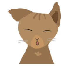 Cute Cat Rakuta and Cocoa sticker #9745056