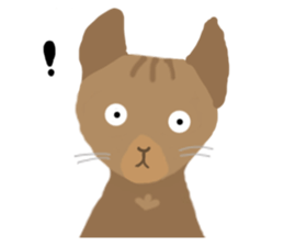 Cute Cat Rakuta and Cocoa sticker #9745057