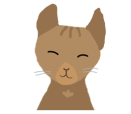 Cute Cat Rakuta and Cocoa sticker #9745058