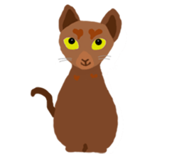 Cute Cat Rakuta and Cocoa sticker #9745067