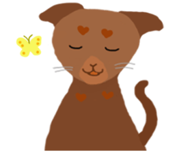 Cute Cat Rakuta and Cocoa sticker #9745070