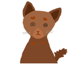 Cute Cat Rakuta and Cocoa sticker #9745071