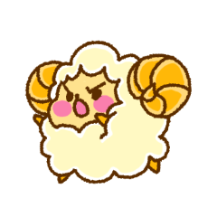 SheepsCloud moo's basic sticker No.2