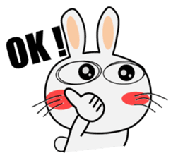 Cute Rabbit Everyday 4th sticker #9745113