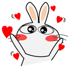 Cute Rabbit Everyday 4th sticker #9745115