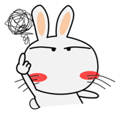 Cute Rabbit Everyday 4th sticker #9745117