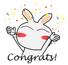 Cute Rabbit Everyday 4th sticker #9745124