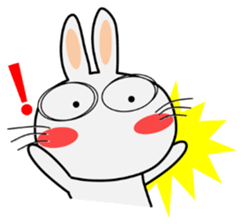 Cute Rabbit Everyday 4th sticker #9745133