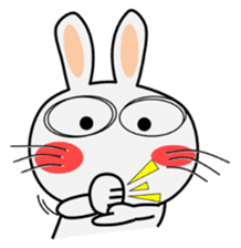 Cute Rabbit Everyday 4th sticker #9745148