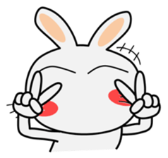 Cute Rabbit Everyday 4th sticker #9745151