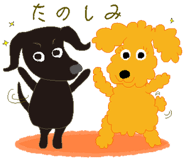 Gaju and Fuku "Naa happy" sticker #9745317