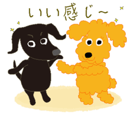 Gaju and Fuku "Naa happy" sticker #9745338