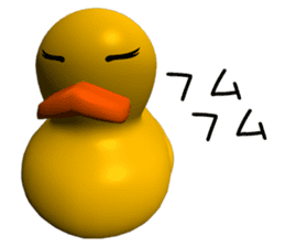 3D Rubber Duck sticker #9745396