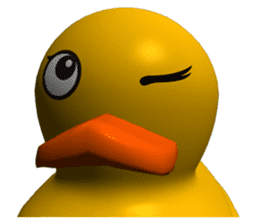 3D Rubber Duck sticker #9745401
