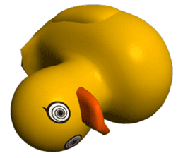 3D Rubber Duck sticker #9745412
