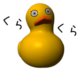 3D Rubber Duck sticker #9745413