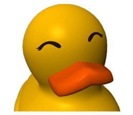 3D Rubber Duck sticker #9745419