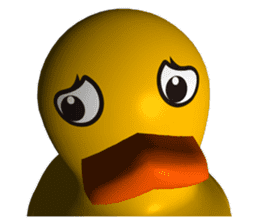3D Rubber Duck sticker #9745427