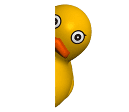 3D Rubber Duck sticker #9745431
